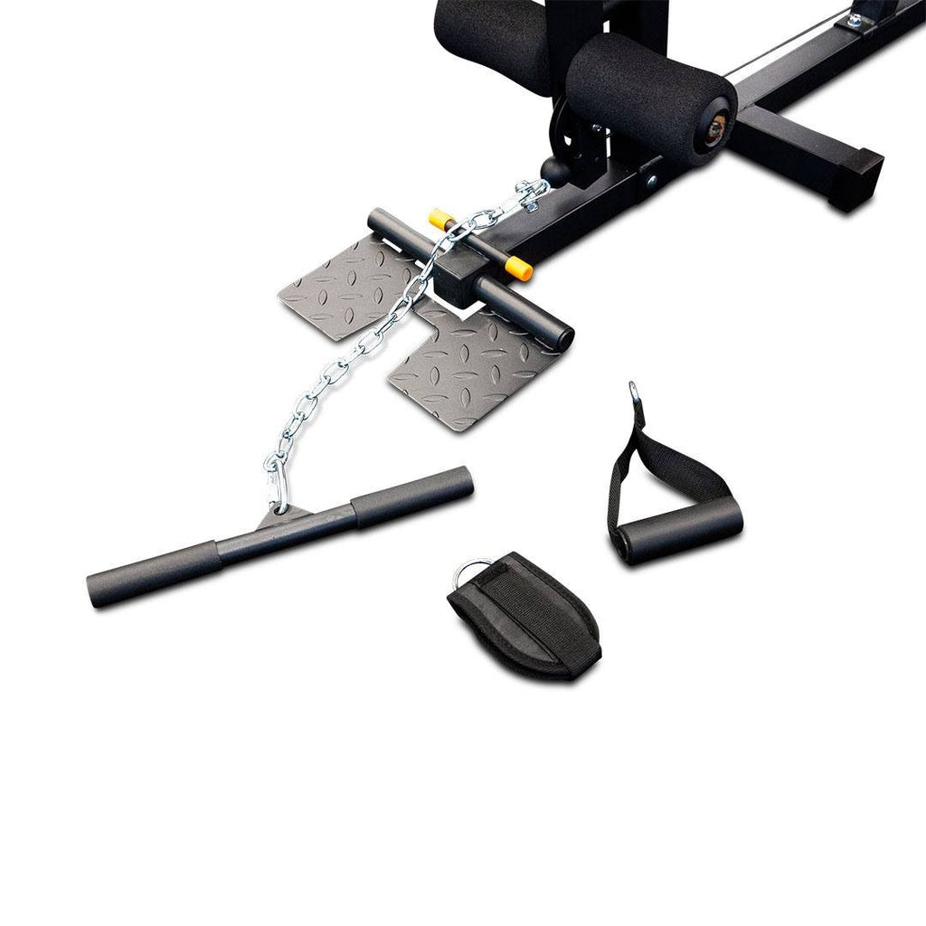 Multi Station Home Gym Boxing bag Bench Pull Up Bar and Dip Bars 6 in 1