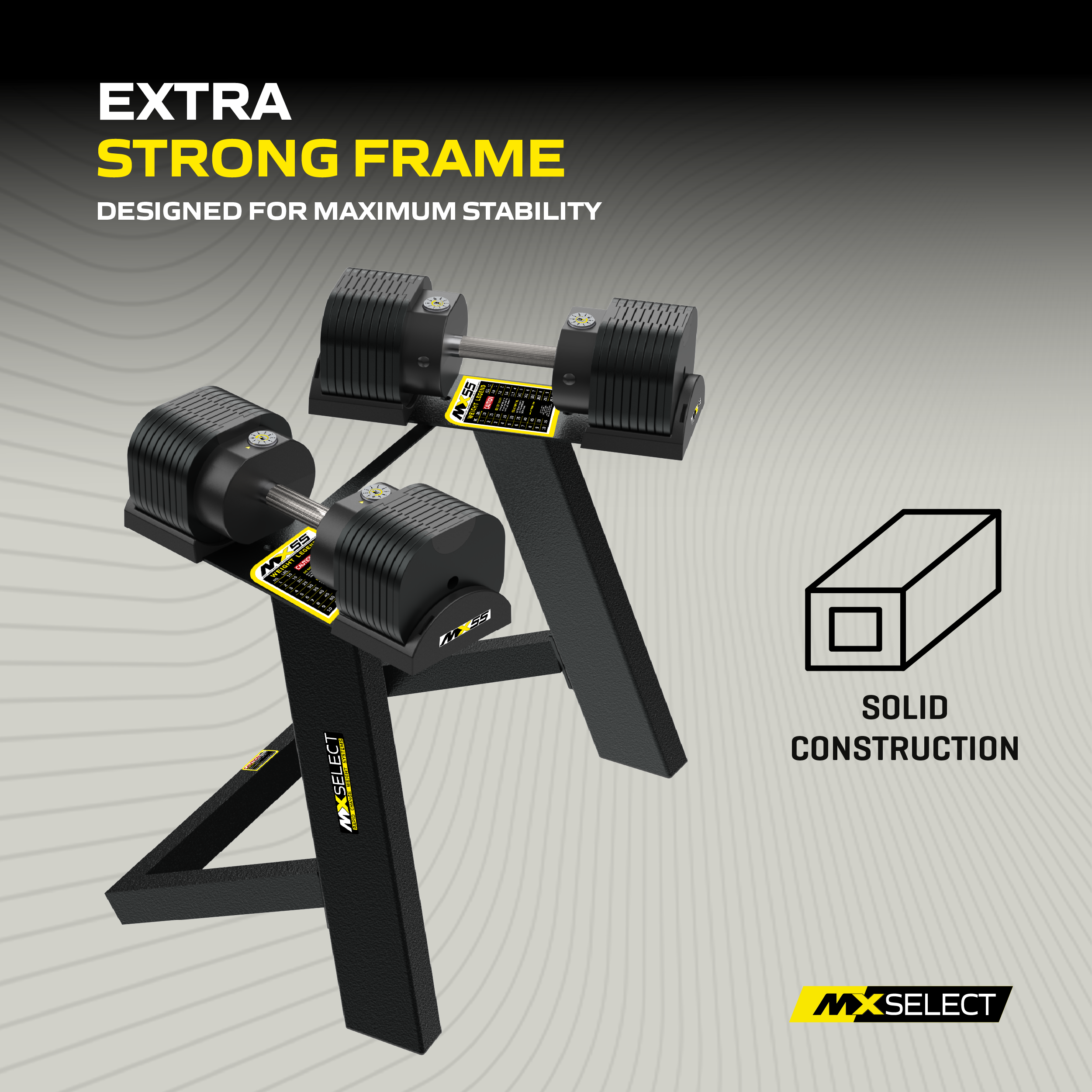 MX Evo Wide Stance Dumbbell Stand