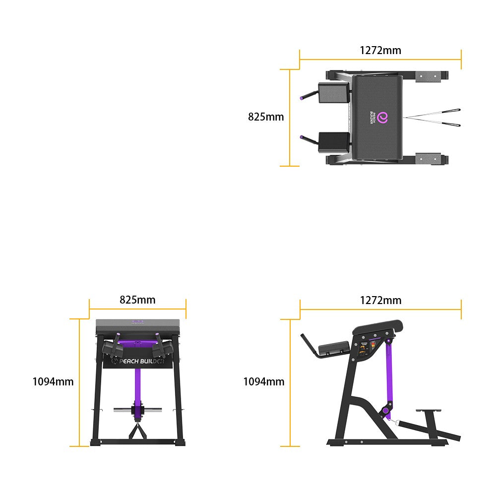 Insight Commercial Reverse Hyper Peach Builder Machine