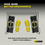 MX Evo Wide Stance Dumbbell Stand