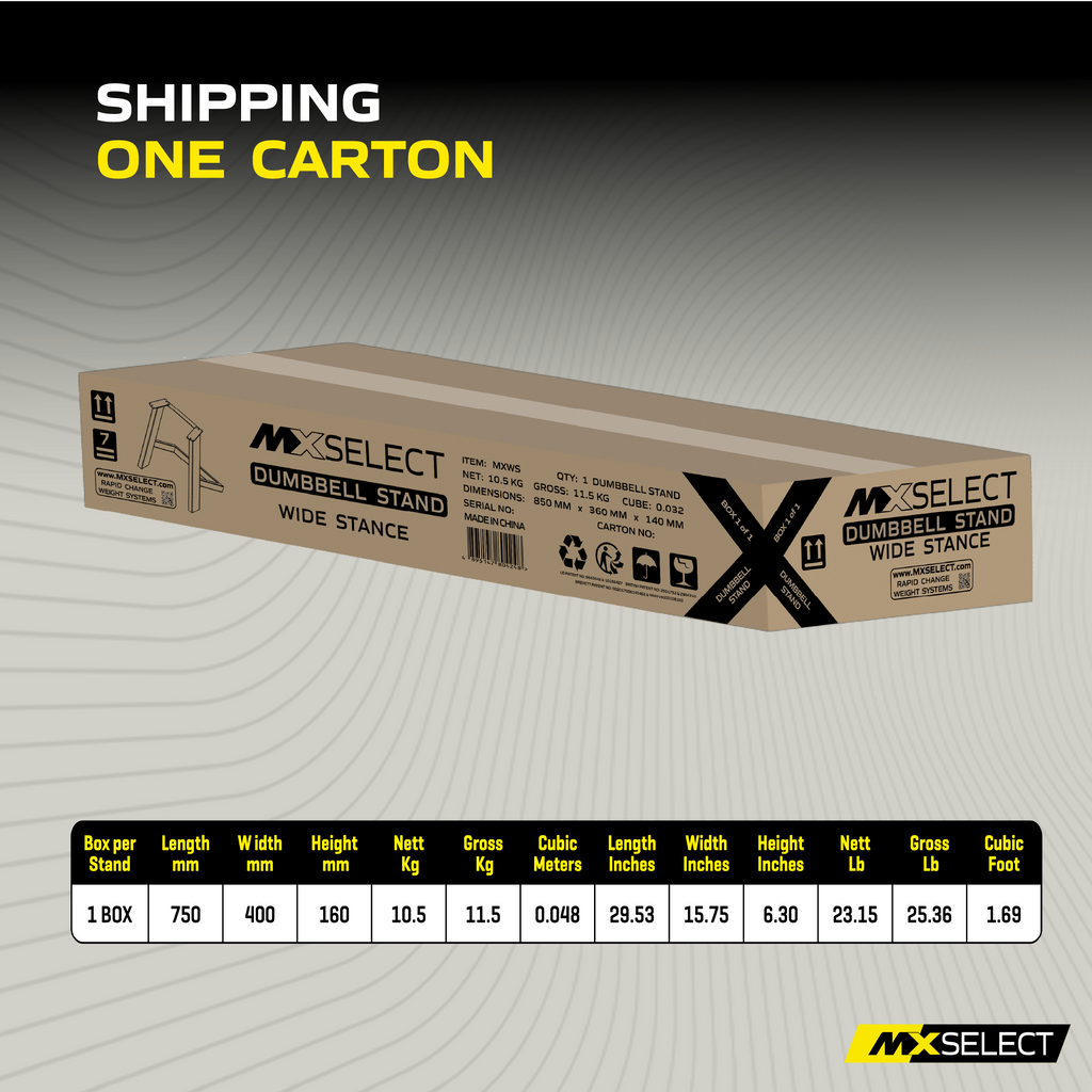 MX Evo Wide Stance Dumbbell Stand