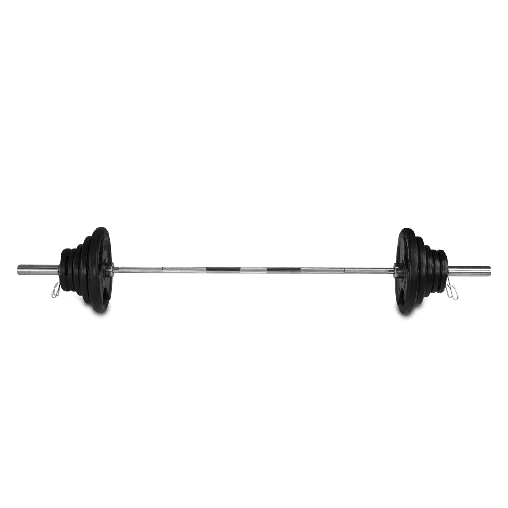 Heavy-Duty Squat Rack with Lat Pulldown, Adjustable Bench & 120kg Olympic Barbell Plates