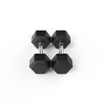 10kg Hex Dumbbell Set – Rubber Coated