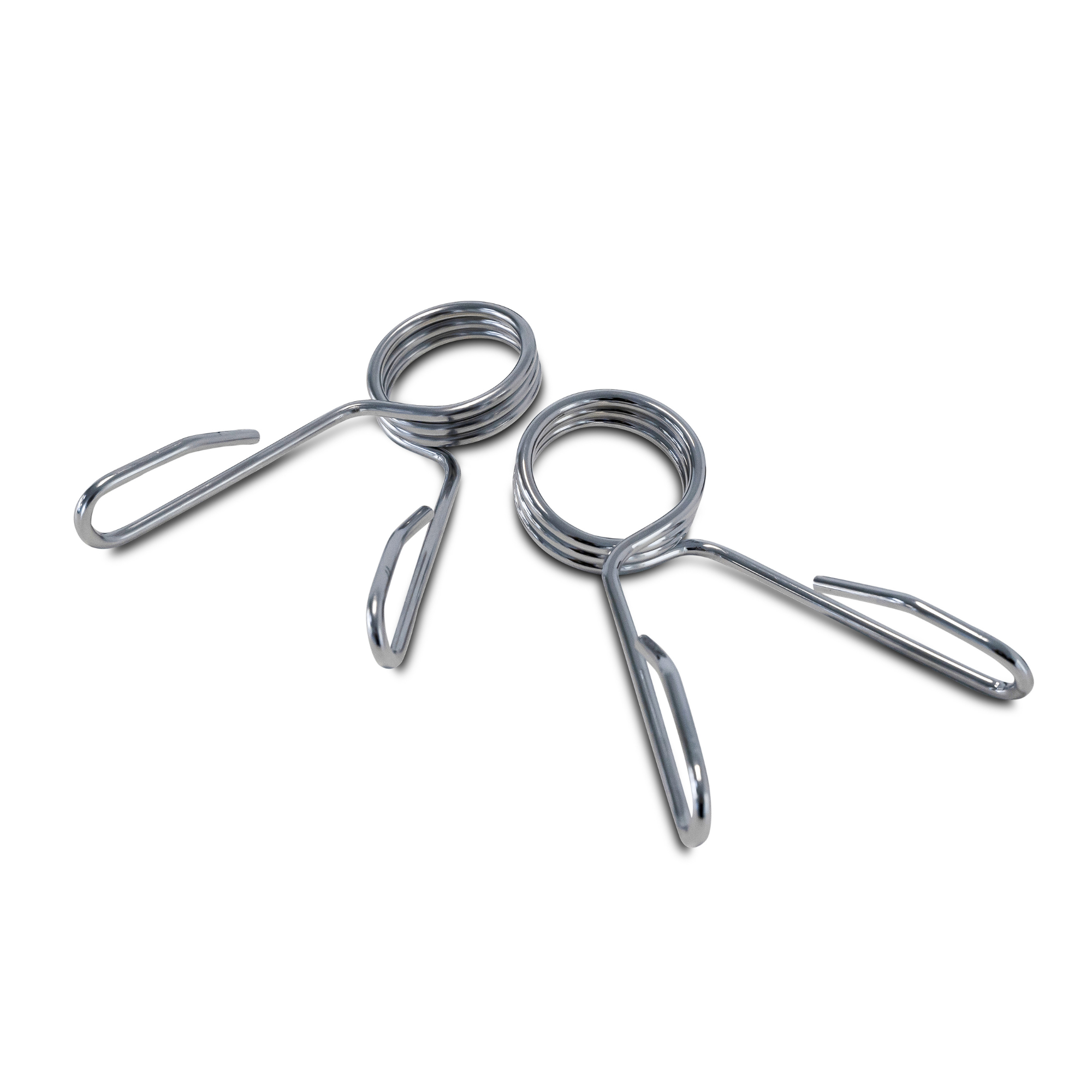 Spring Collar Clips for Olympic Barbells – Pair