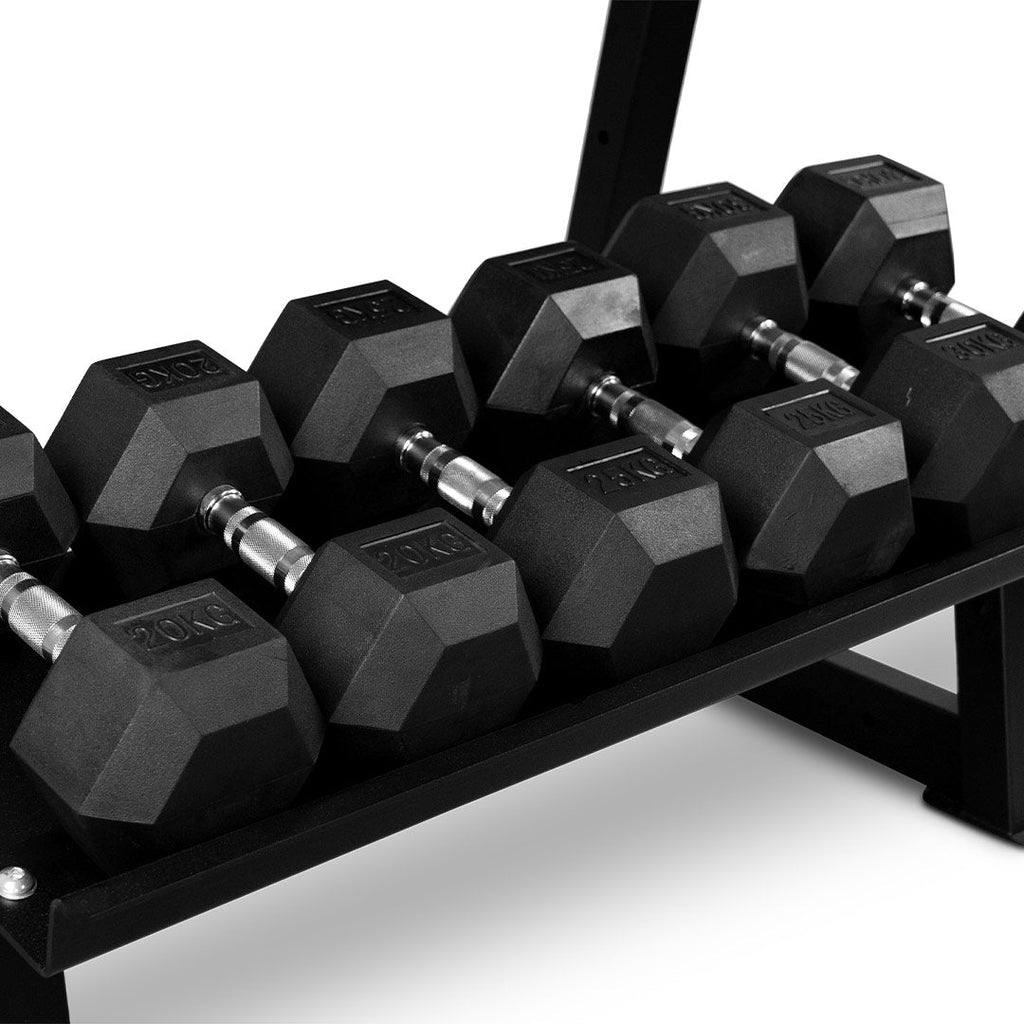 5-30kg 2 tier rack dumbbell set