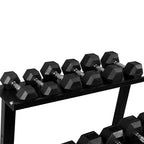 5-30kg 2 tier rack dumbbell set