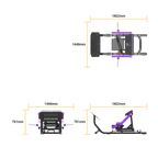 Insight Commercial Hip Thruster Peach Builder Machine