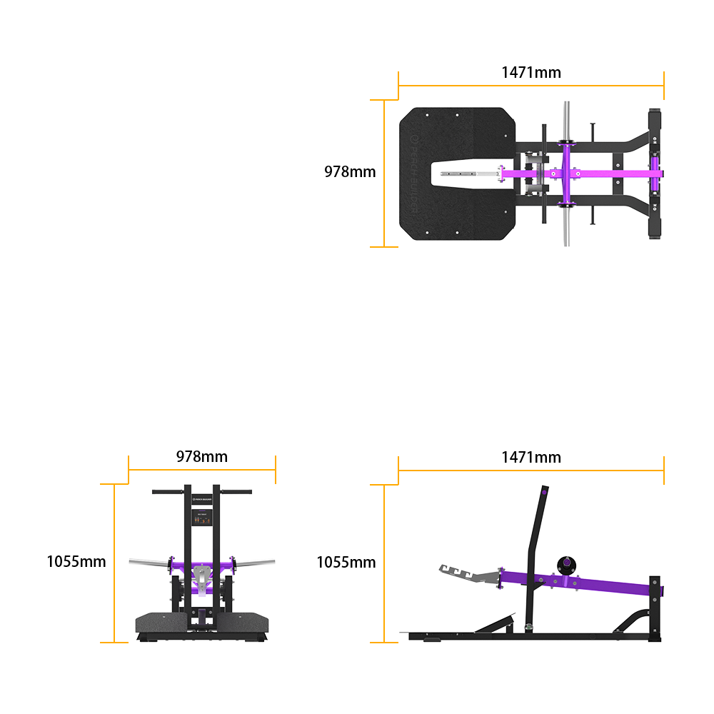 Insight Commercial Belt Squat Peach Builder Machine
