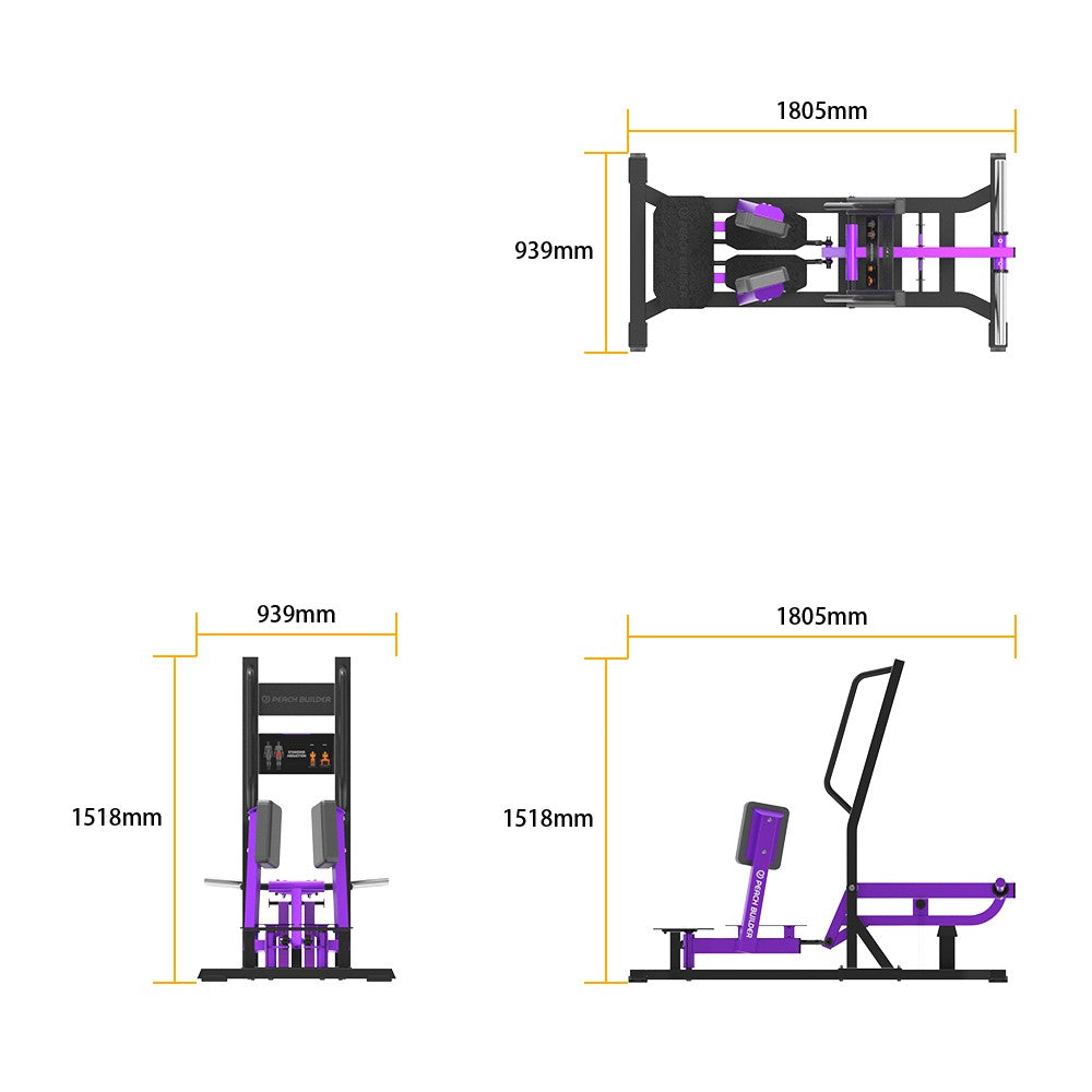 Insight Commercial Standing Abductor Peach Builder Machine