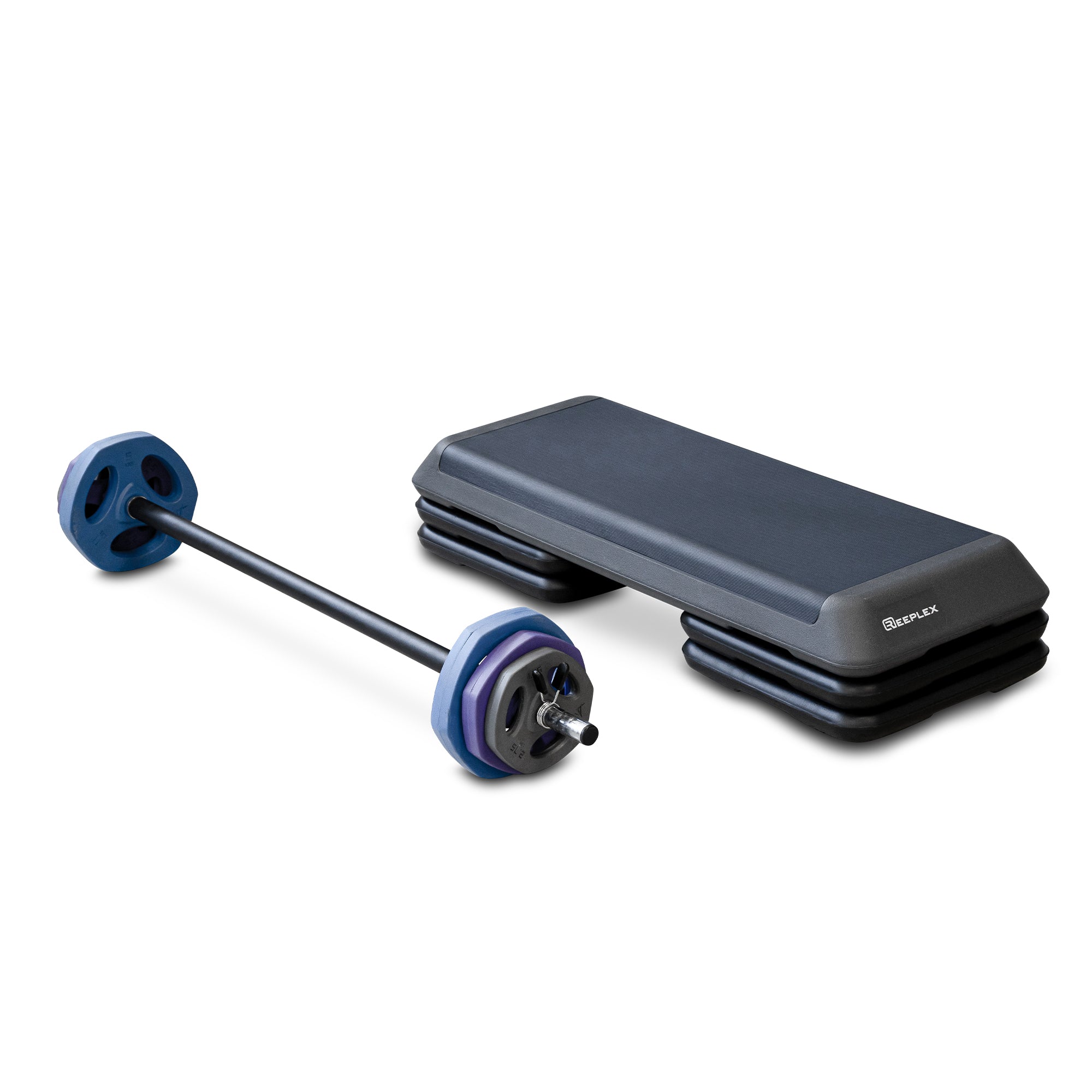 20kg Home Gym Pump Set & Aerobic Step – Complete Strength & Cardio Kit ...