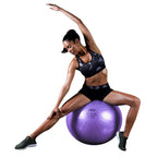 PTP 55CM Pearl Violet Exercise CoreBall with Pump