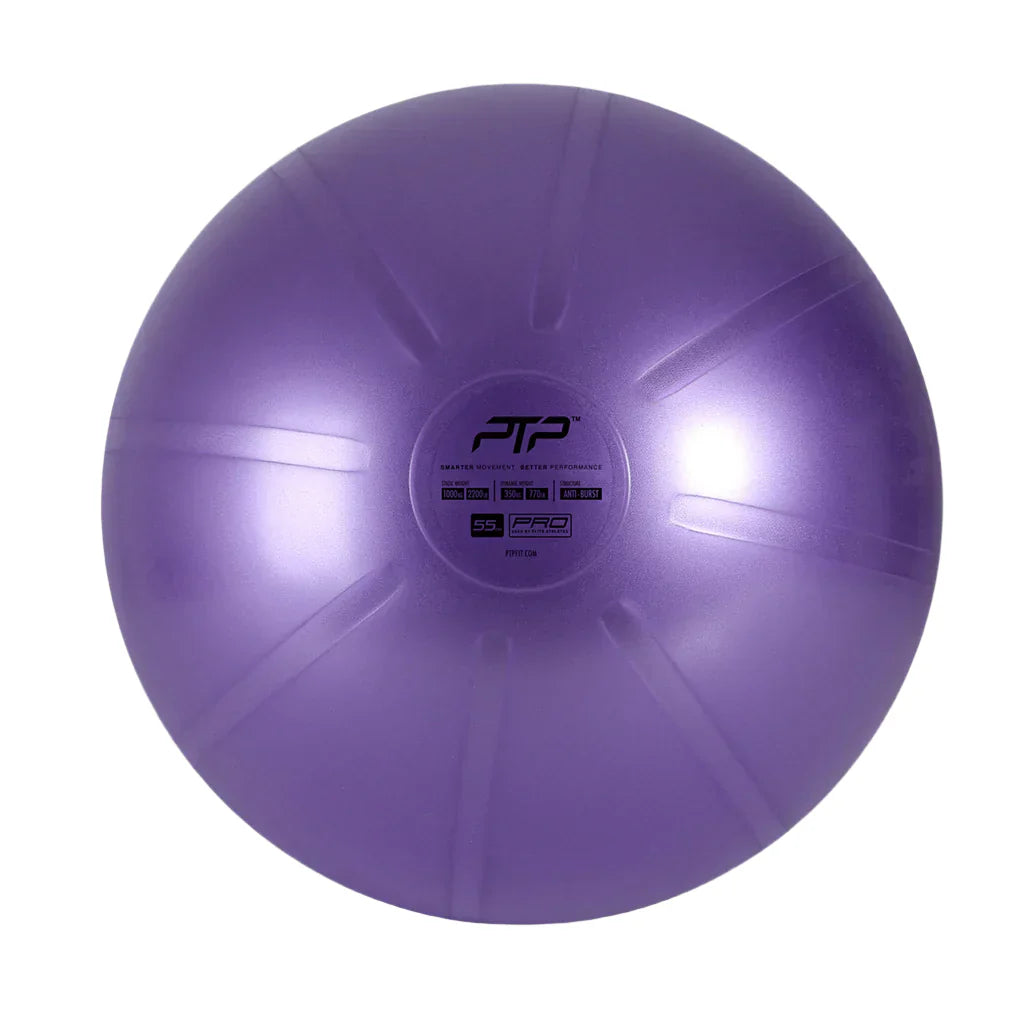 PTP 55CM Pearl Violet Exercise CoreBall with Pump