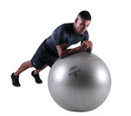 PTP 75CM Steel Grey Exercise CoreBall with Pump
