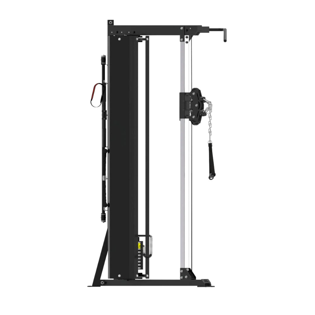 Compact Functional Trainer Home Gym Bundle with Adjustable Bench and Leg Developer