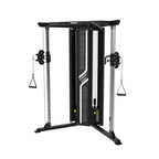 Compact Functional Trainer Home Gym Bundle with Adjustable Bench and Leg Developer