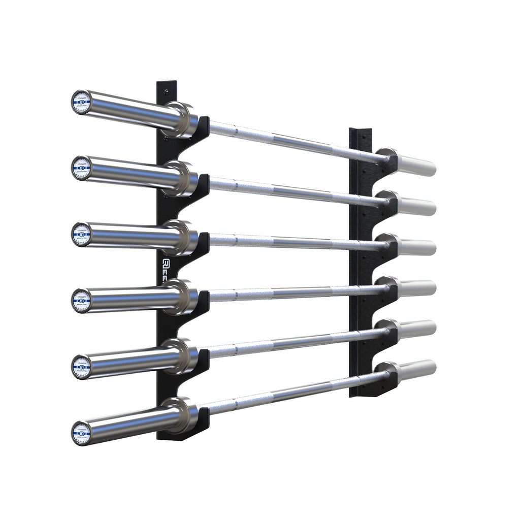 Horizontal Wall-Mount Barbell Rack