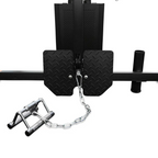 Multi-Station Gym with FID Bench and Barbell Olympic Weight Plate Set