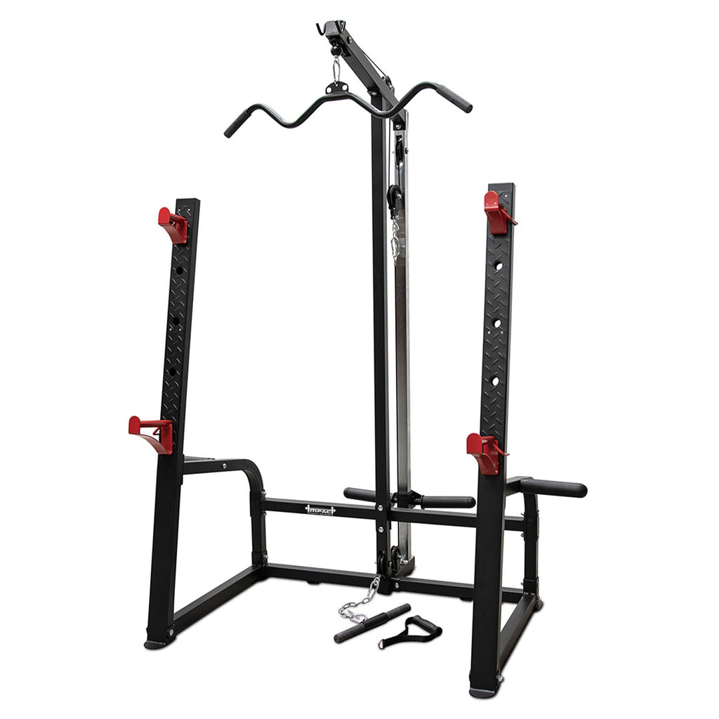 Home Gym Squat Rack & FID Bench with 115kg Standard Barbell & Dumbbell Set