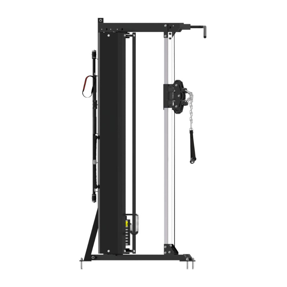 Compact Functional Trainer Home Gym Bundle with Adjustable Bench and Leg Developer