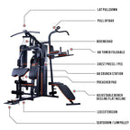 JX-DS930 Multi Station Gym Equipment with Weight Stack 7