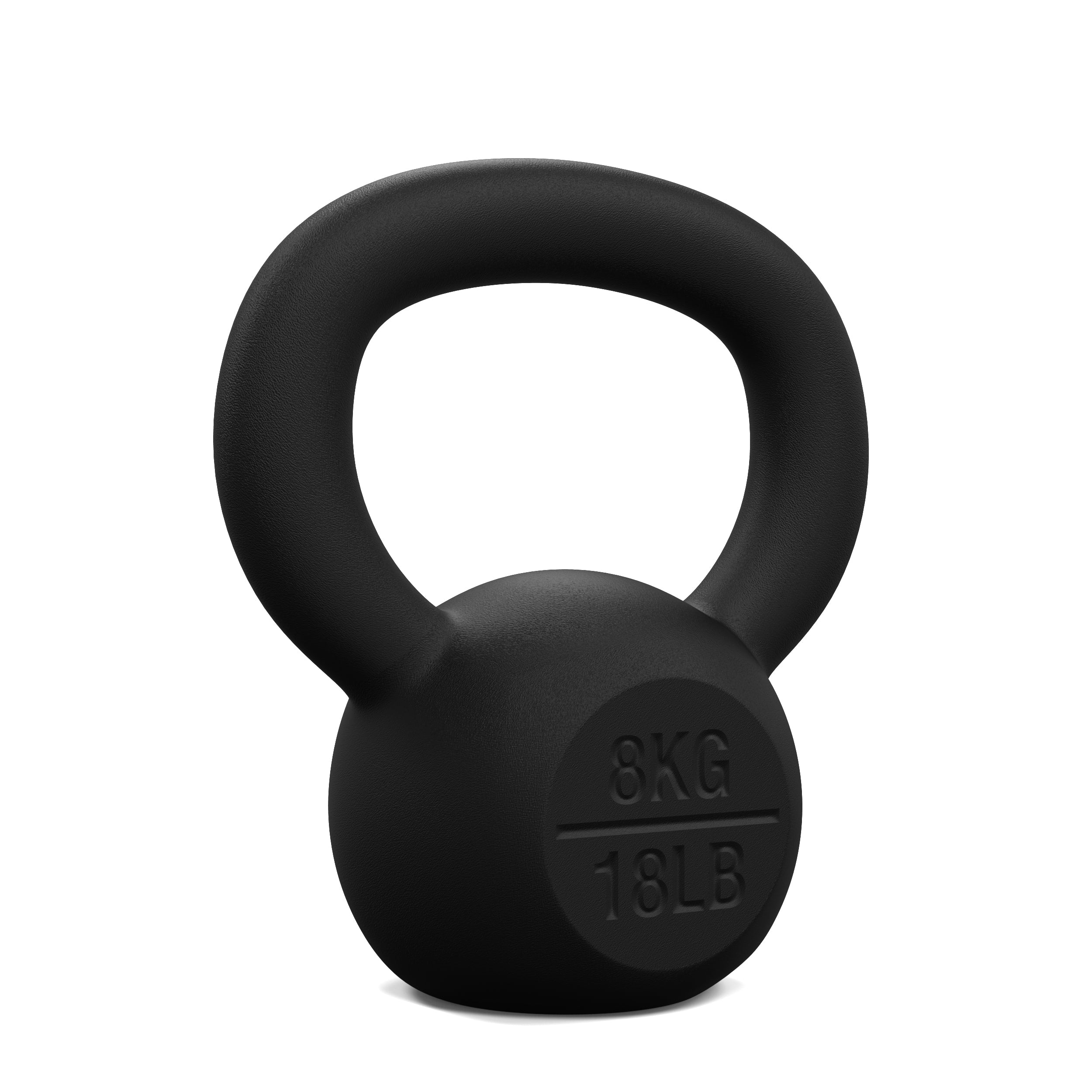 8kg Premium Cast Iron Kettlebell V3