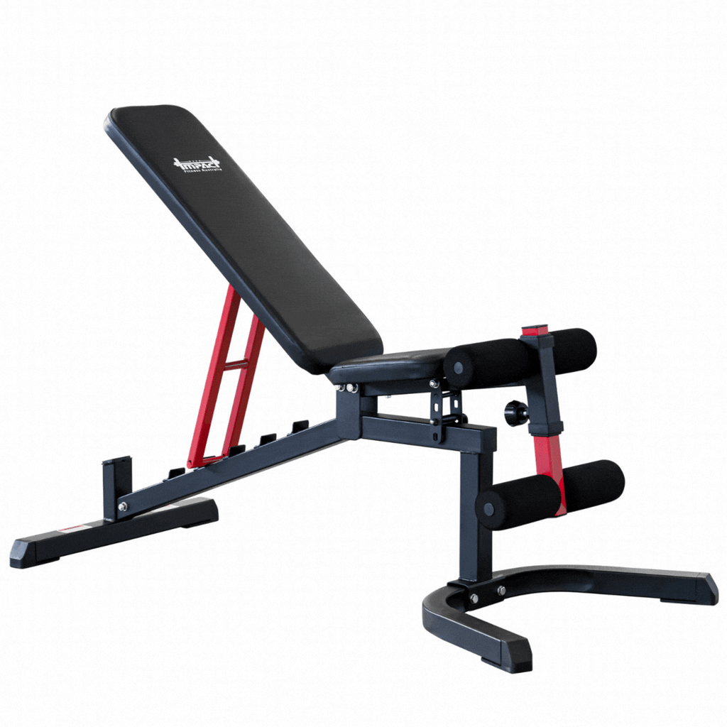 Adjustable Weight Bench with Leg Extension and Preacher Curl – Full Body Workout Bench for Home Gym