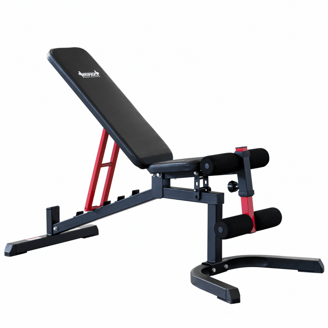 Adjustable Weight Bench with Leg Extension and Preacher Curl – Full Body Workout Bench for Home Gym