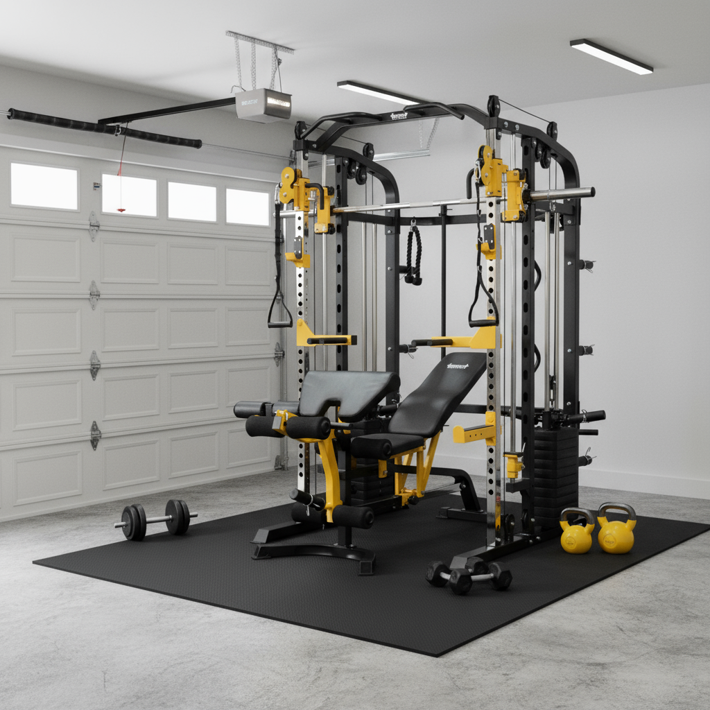 MF10 Functional trainer with Adjustable Bench Press