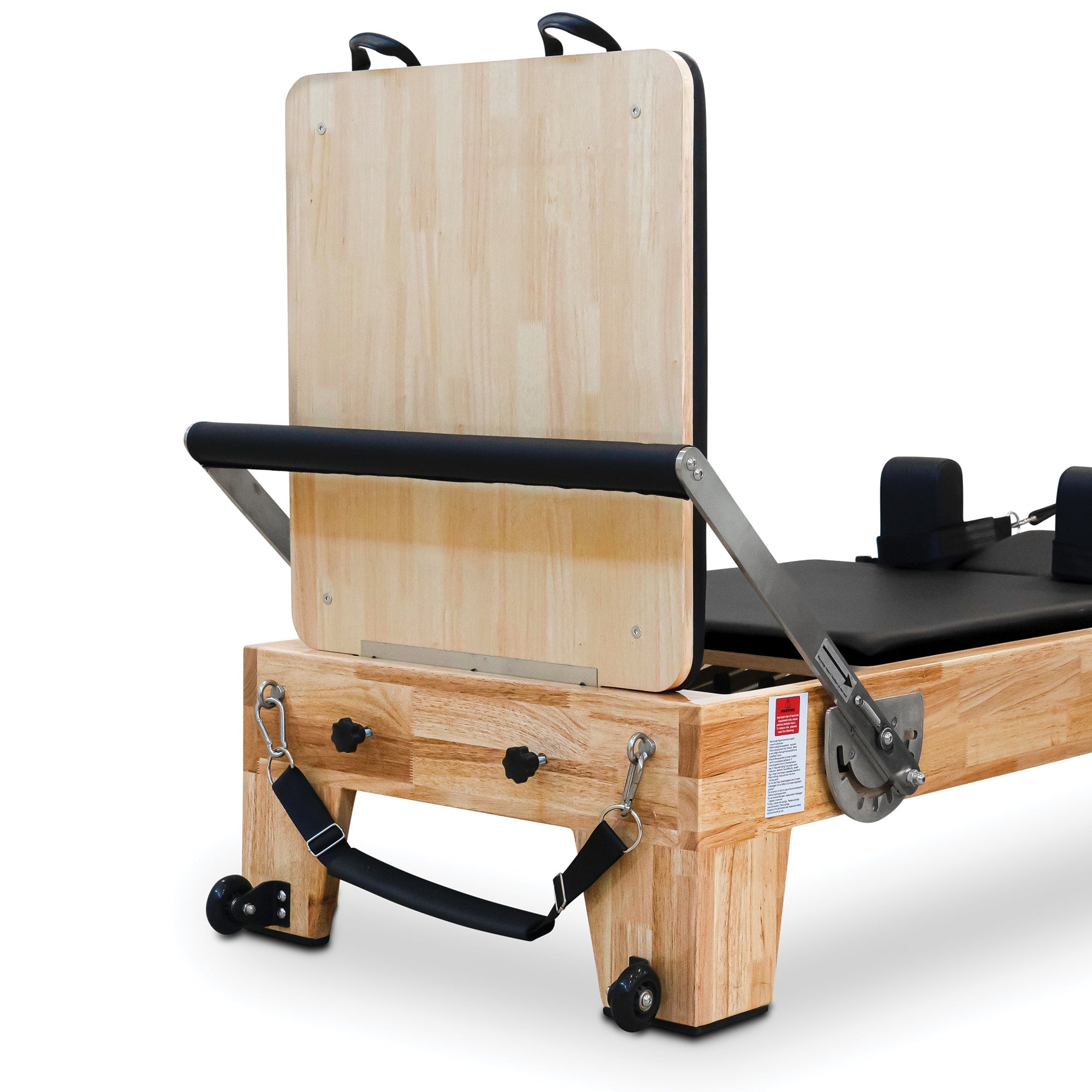 Oak Pilates Reformer with Full Accessory Kit