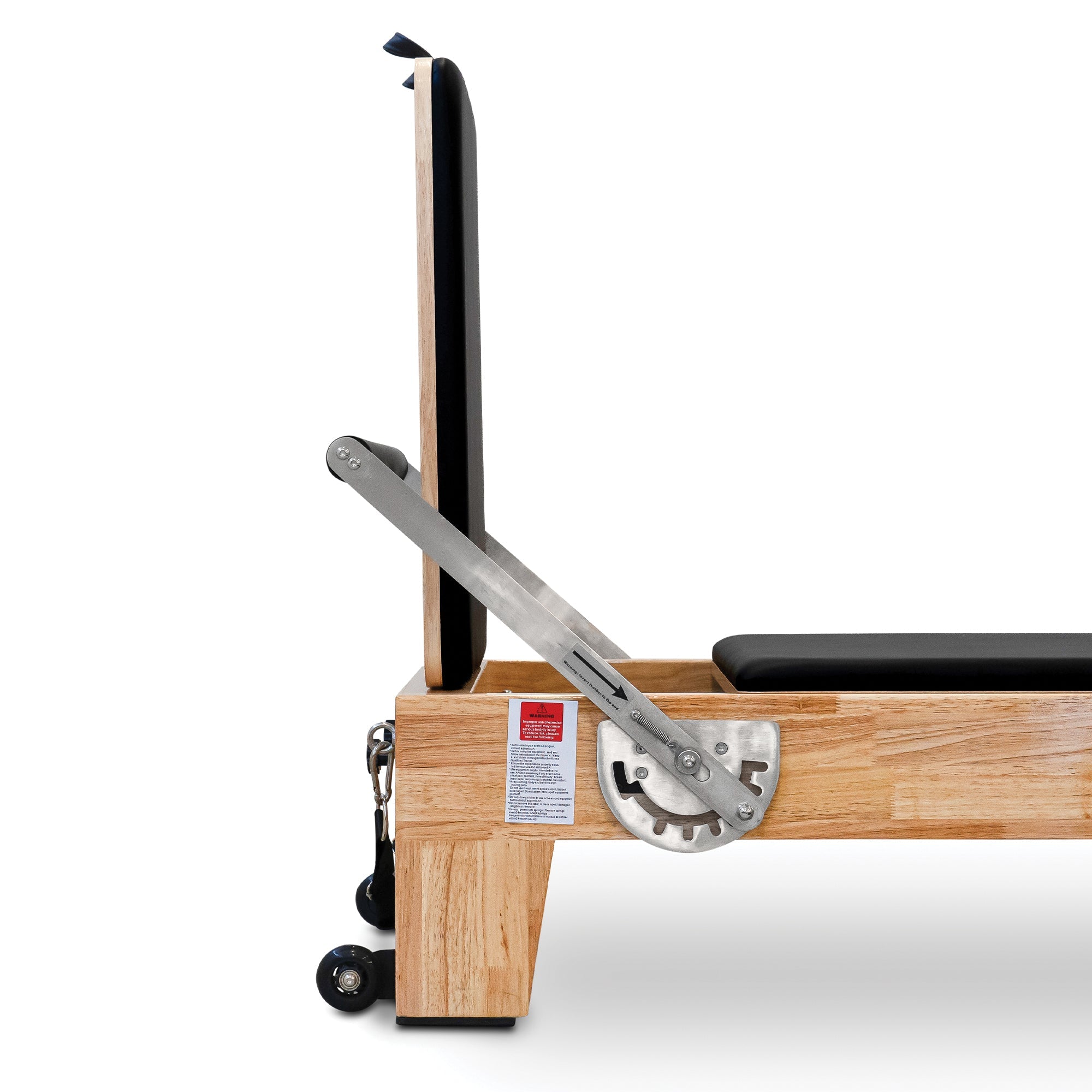 Oak Pilates Reformer with Full Accessory Kit