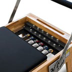 Oak Pilates Reformer with Half Trapeze Tower