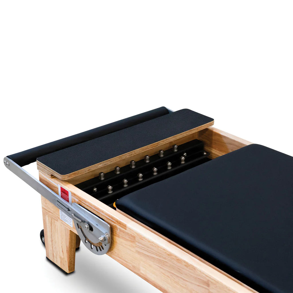 Oak Pilates Reformer with Half Trapeze Tower