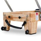 Oak Pilates Reformer with Full Accessory Kit