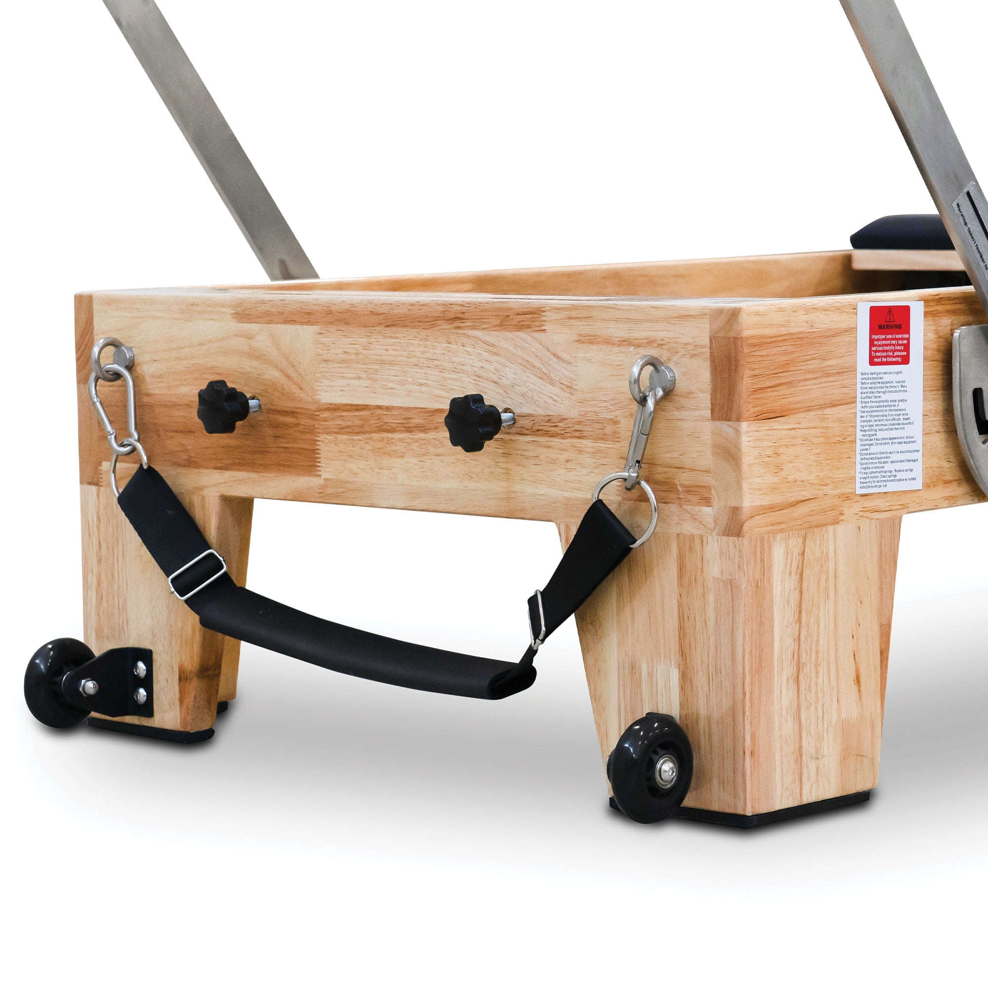 Oak Pilates Reformer with Full Accessory Kit