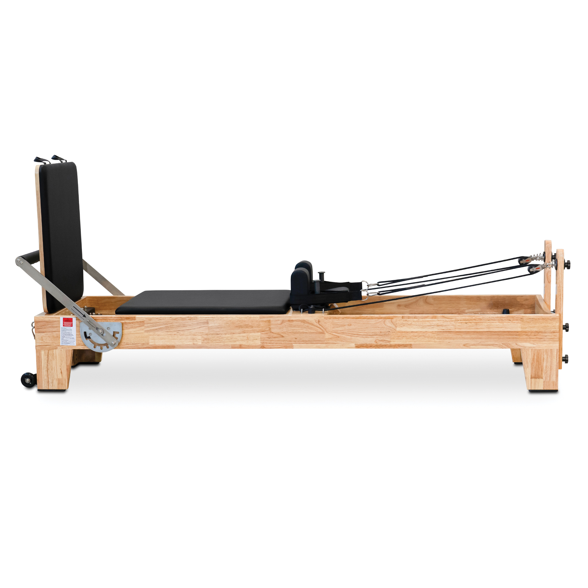 Oak Pilates Reformer with Full Accessory Kit