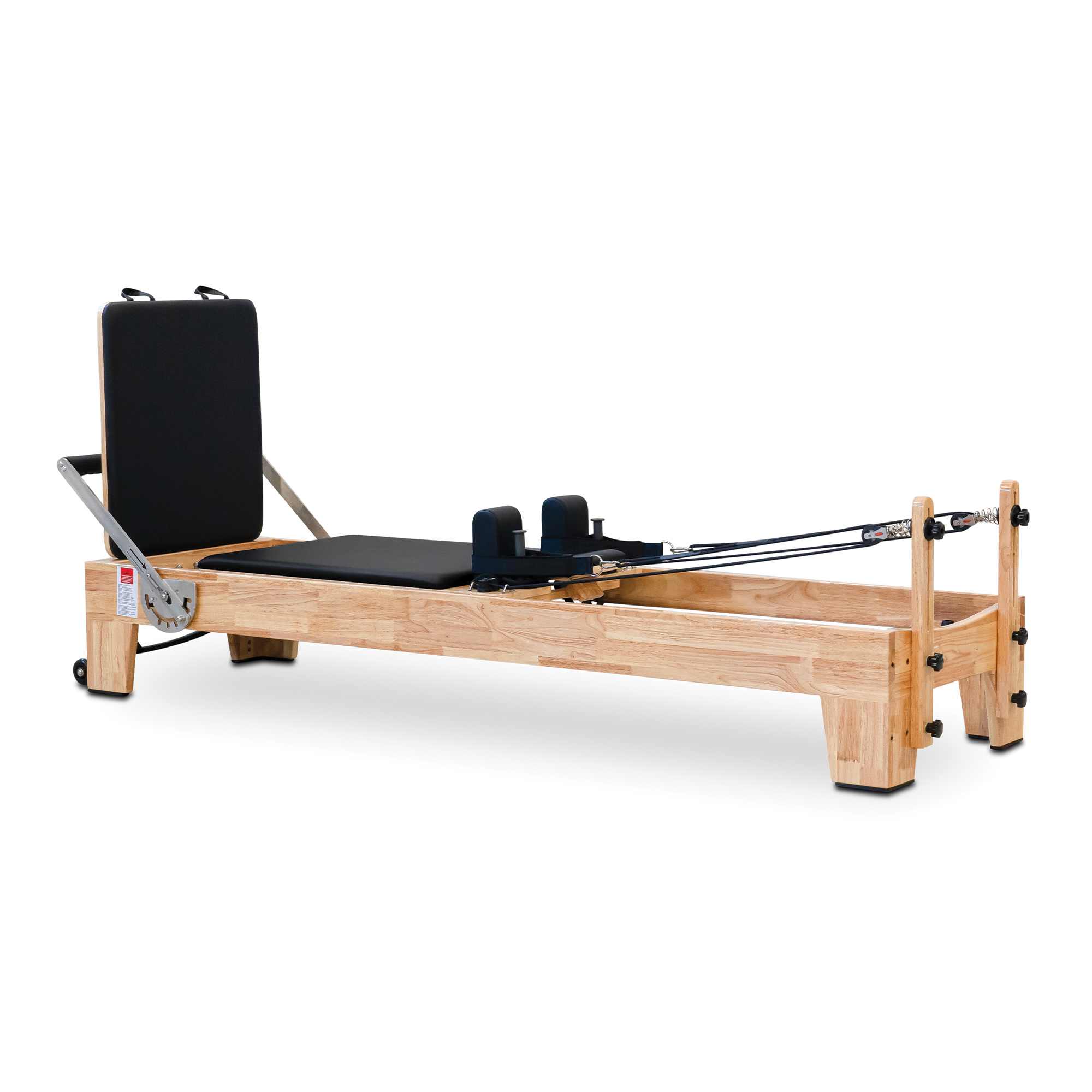 Oak Pilates Reformer with Full Accessory Kit