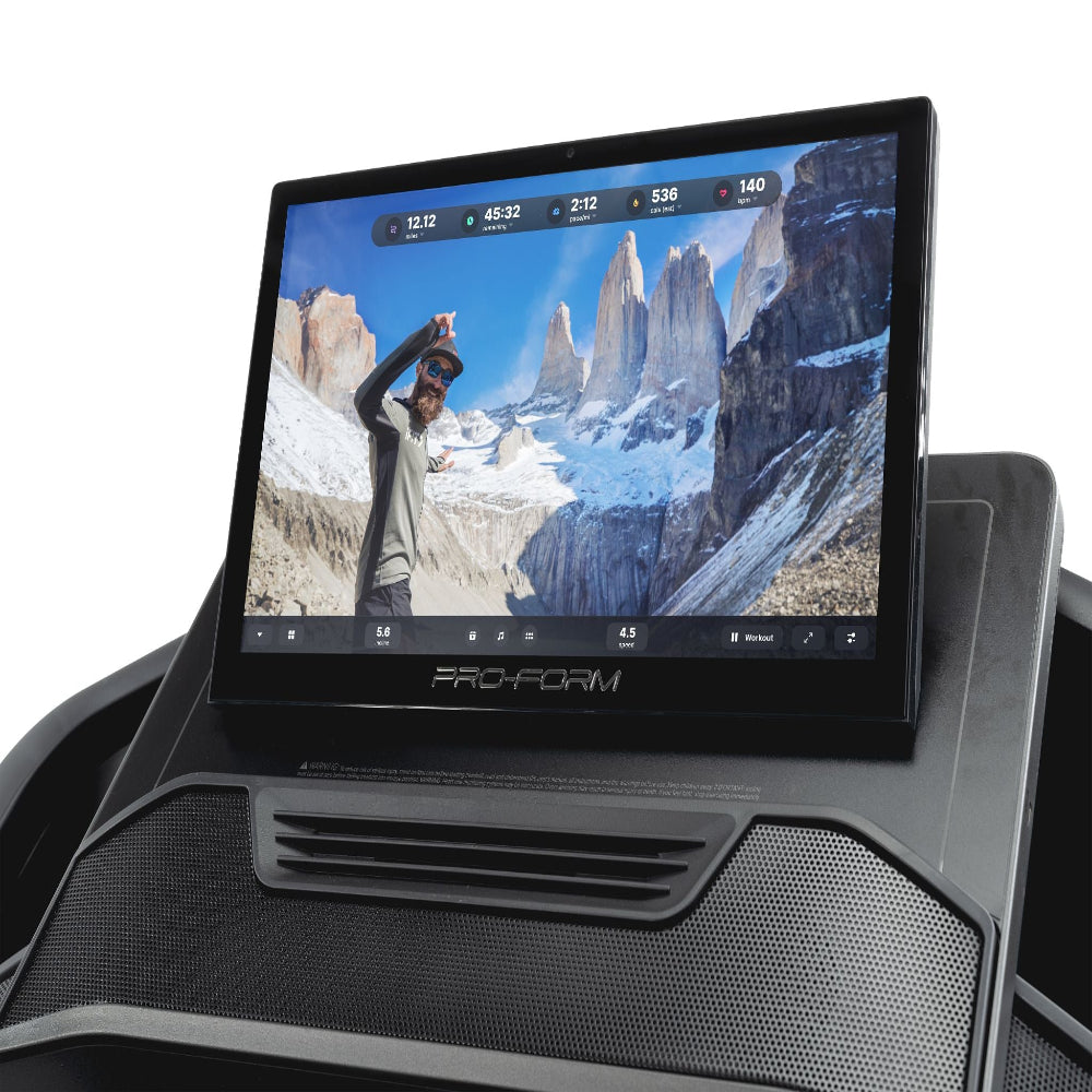 Proform Treadmill with 16" HD touchscreen Cabron Pro 9000