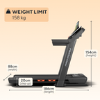 Proform Treadmill with 16" HD touchscreen Cabron Pro 9000