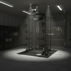 Multi-Functional Trainer with Iso-Smith Machine Bench 100kg Barbell Set Complete Gym Bundle