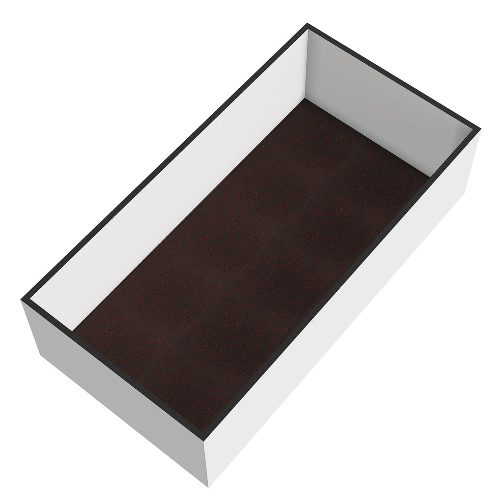 50 Pack Red Fleck Rubber Gym Flooring Tiles