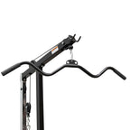 Heavy-Duty Squat Rack with Lat Pulldown, Adjustable Bench & 120kg Olympic Barbell Plates