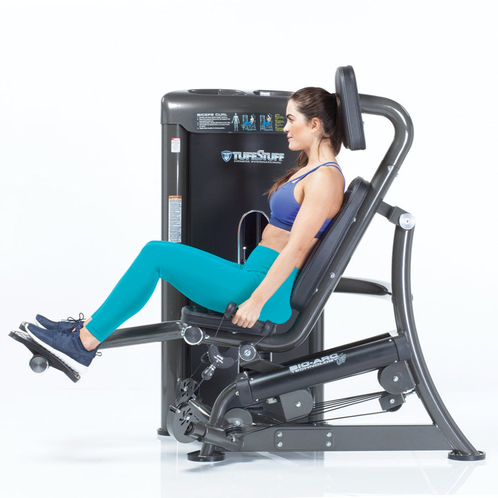 Tuff Stuff Commercial Bicep Curl Press Selectorized Bio-Arc Series 4