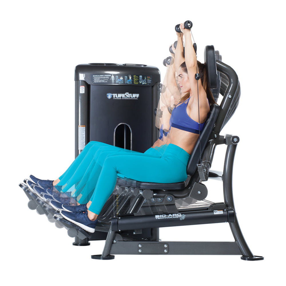 Tuff Stuff Commercial Shoulder Press Selectorized Bio-Arc Series 4
