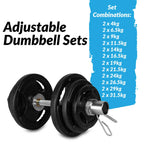 Adjustable Olympic Dumbbell Set