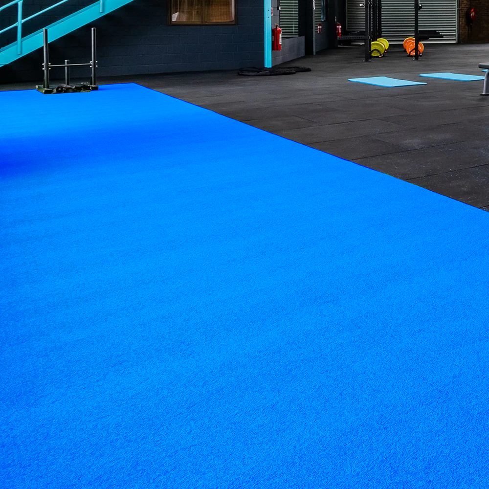 Commercial-Grade Sled Track – 2m x 10m Blue Astro Turf