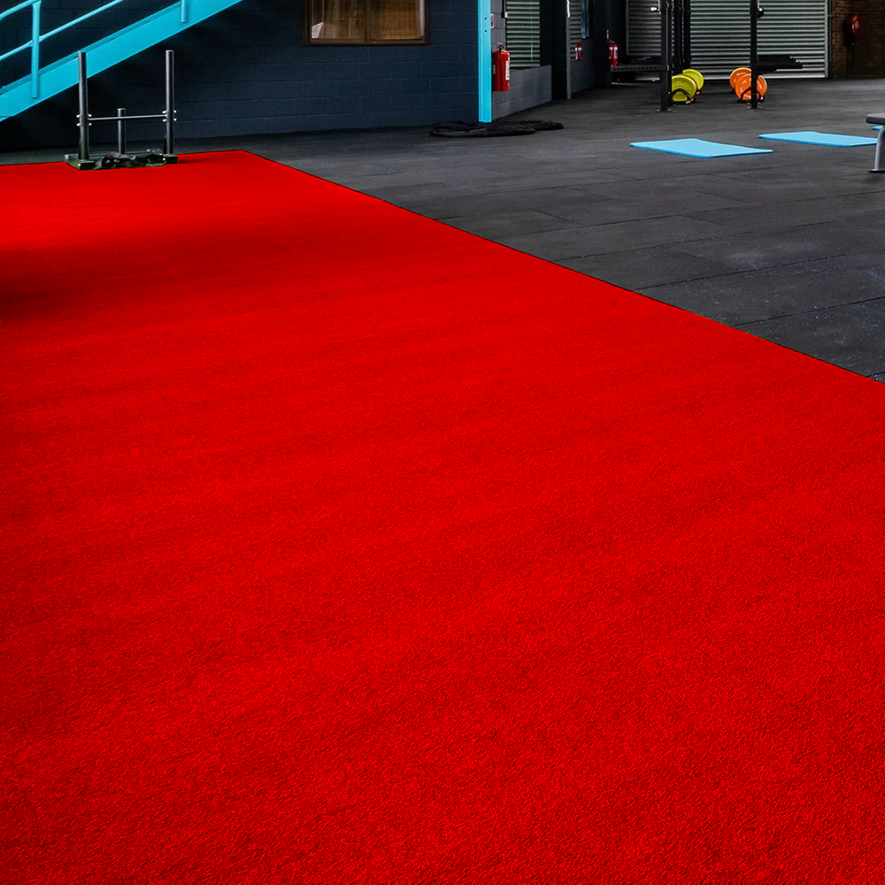 2m × 20m Sled Training Track – Red Astro Turf