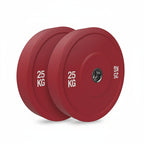 25kg Coloured Bumper Plates – Pair
