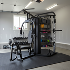 Home Gym Smith Machine Functional Trainer with bench 75kg Weight Plates Bundle