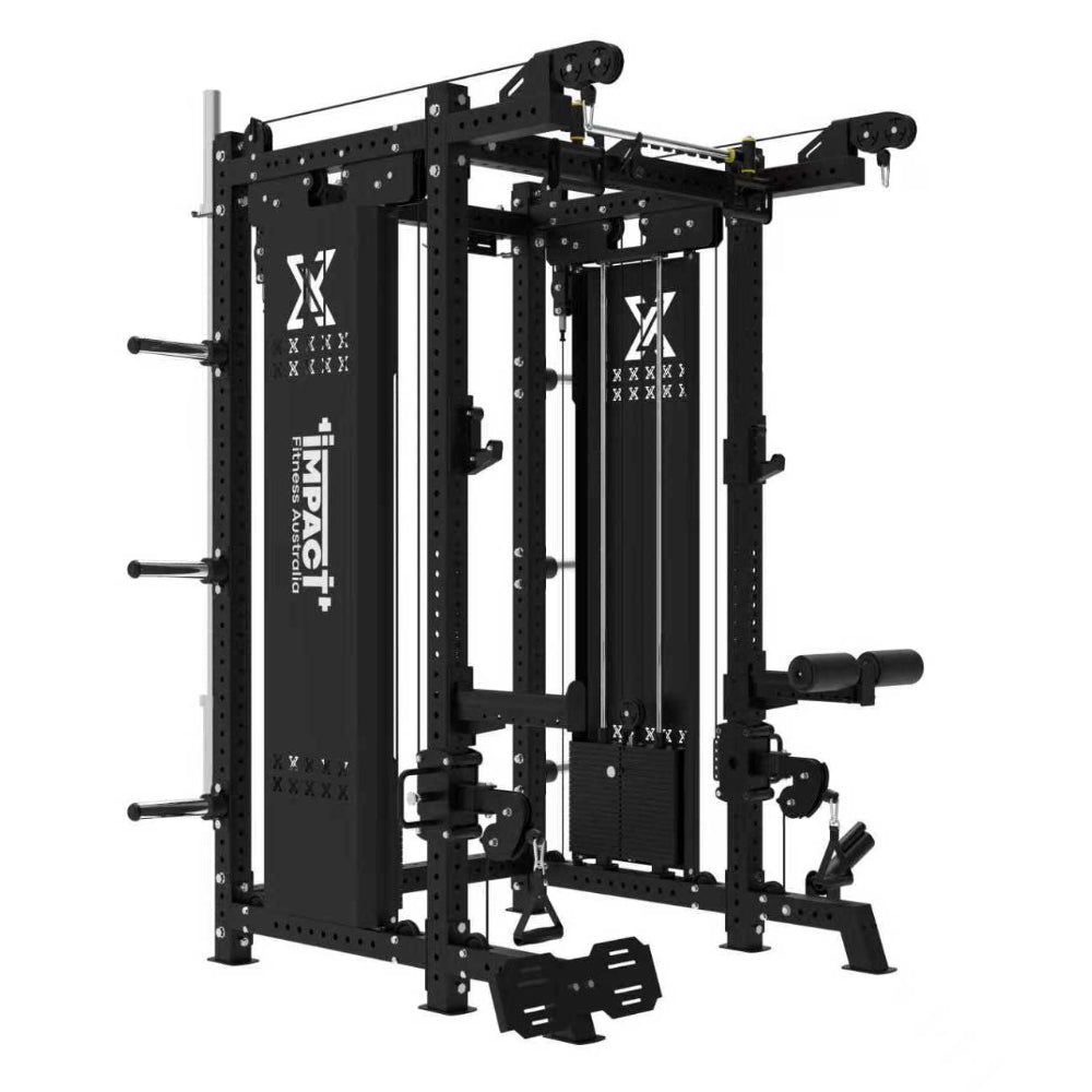 power rack with cable crossover 