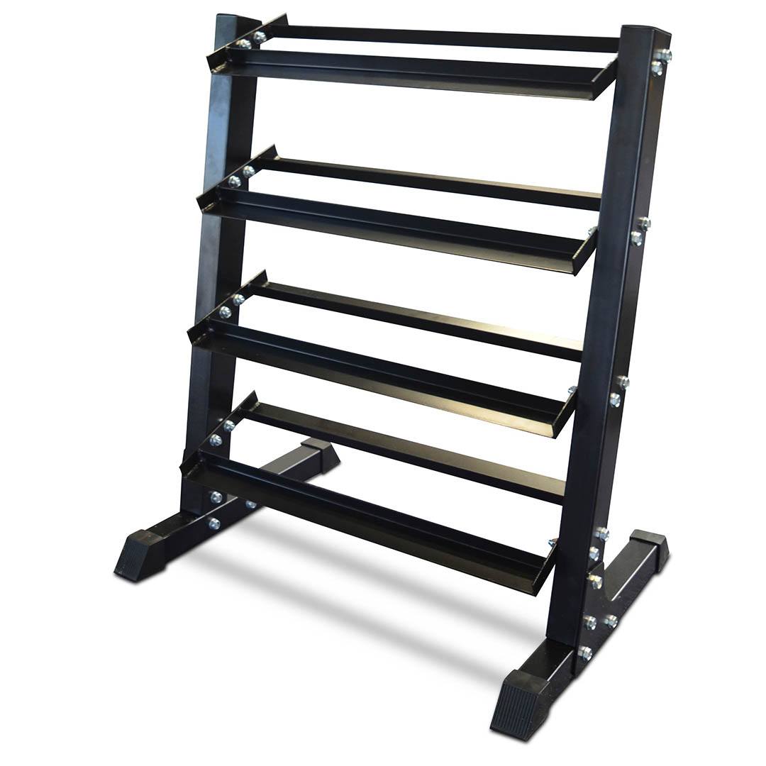 Rexformers Rack 4-Tier Dumbbell Rack - Heavy-Duty Weight Storage Stand for Home ...